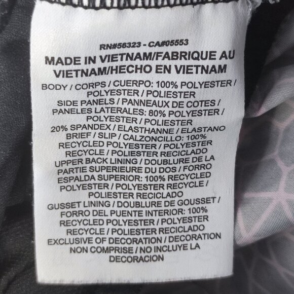 Nike Dri-Fit Running athletic shorts women's S purple & pink geometric pattern - Picture 6 of 13